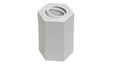Oprawa sufitowa Areno White ruchoma aluminium 100x