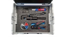 PRASKA HYDRAULICZNA ZACISKARKA DO KABLI 4-70 PH70C / LBOXX15 Zestaw walizkowy