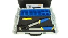 Praska KLAUKE 6-50mm2 K05 + ściągacz izolacji WEICON 4-16mm / Zestaw walizkowy LBOXX17