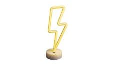 Neon na podstawce LED PIORUN biały FSNE03 Forever Light