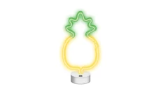 Neon na podstawce LED ANANAS żółto zielony NNE05 Neolia