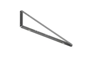Trójkąt - montaż długi bok 15 60125-15