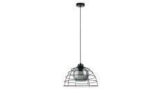 Lampa wisząca loftowa nowoczesna1xE27 IDAGO NEW BLACK