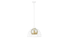 Lampa wisząca loftowa nowoczesna 1xE27 IDAGO NEW WHITE