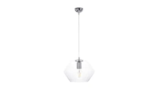 Lampa wisząca nowoczesna 1xE27 EVE SILVER