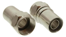 Wtyk F zaciskany na przewód RG-6 HQ /opak = 100szt/