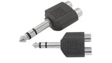 Redukcja wt.Jack 6,3/2gn.RCA stereo