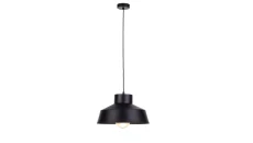 Lampa wisząca nowoczesna 1xE27 MOON BLACK