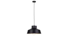 Lampa wisząca nowoczesna 1xE27 MOON BLACK/GOLD