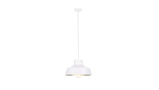 Lampa wisząca nowoczesna 1xE27 MOON WHITE/GOLD