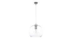 Lampa wisząca nowoczesna 1xE27 NOE SILVER
