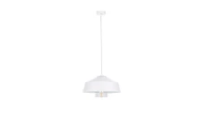 Lampa wisząca nowoczesna loftowa 1xE27 ELECTRA WHITE