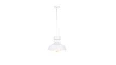Lampa wisząca nowoczesna loftowa 1xE27 TITANIUM WHITE