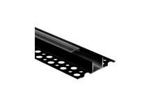 Profil GN02 natynkowy czarny +klosz transp. 2m