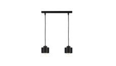 Lampa nowoczesa wisząca 2xE27 SIMPLY BLACK