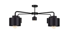 Lampa sufitowa nowoczesna 5xE27 SIMPLY BLACK