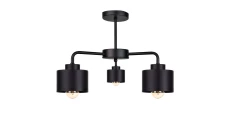Lampa sufitowa nowoczesna 3 xE27 SIMPLY BLACK