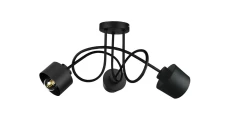 Lampa sufitowa nowoczesna 3xE27 SIMPLY BLACK