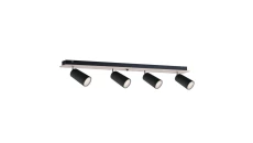 Spot nowoczesny 4xGU10 EYE BLACK WOOD