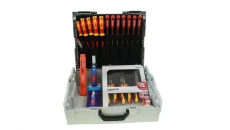 Walizka dla elektryka Wiha Milwaukee Energotytan 35 części / PROFESJONALNY ZESTAW LBOXX18 / HEAVY DUTY