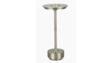 Lampka stołowa na biurko LED line CAMELIA 2,5W 250lm zmienna barwa 3000K-5000K srebrna akumulator 2x2000mAh