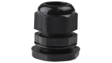 Dławica izolacyjna niepalna z przeciwnakrętką PG-29 czarna