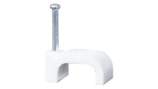 Uchwyt kablowy z gwoździem płaski - 2x0,75 5/4 - op. 100 szt.