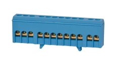 Listwa ochronna 12-modułowa 12x16mm2 niebieska IP20