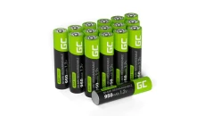 16x Akumulatorki Paluszki AAA R3 950mAh Ni-MH Baterie do ładowania Green Cell