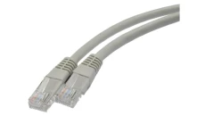 Patchcord UTP kat.6 kabel sieciowy LAN 2x RJ45 linka szary 0,5m
