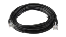 Patchcord UTP kat.5e kabel sieciowy LAN 2x RJ45 linka czarny 5m