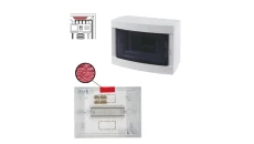 Rozdzielnica elektryczna z samoczynnym gaszeniem 184x100x140 mm z plastrem gaśniczym 230V IP40 1A
