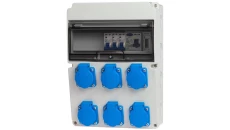 ROZDZIELNICA ROZDZIELNIA SKRZYNKA BUDOWLANA ZABEZPIECZONA LICZNIK 230V RSW006FCL003/1F