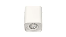 Lampa sufitowa HARYS K natynkowa oprawa punktowa nowoczesna TUBA kwadratowa GU10 biała MK MEGAKABEL