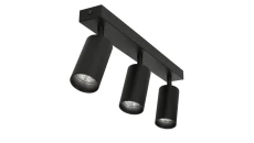Lampa sufitowa EYES III reflektor plafon litwa 3xGU10 regulowane tuby kolor czarny MK MEGAKABEL
