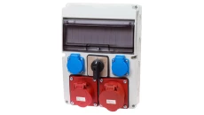 ROZDZIELNICA ROZDZIELNIA SKRZYNKA BUDOWLANA ELEKTRYCZNA Z WYŁĄCZNIKIEM 0-1 RSW01112