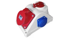 Rozdzielnica skrzynka budowlana z wyłącznikiem 0-1 COMBO 16/5 2x230V IP44 / E96061542C