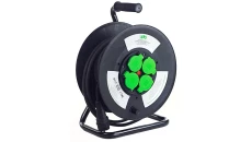 Przedłużacz 50m OW3*2,5 4x230V IP44 T bęben plastikowy stały panel / E9131Q48253F