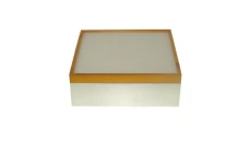 Panel led Sadok srebrno złoty 10W DW