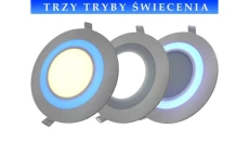 Downlight LED Power EASY 4W+2W DW+blue