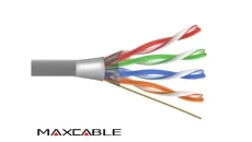 Przewód FTP5E drut Cu 305m MAXCABLE