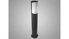 Słupek ogrodowy LED Sandor 6W WW czarna IP54 50cm