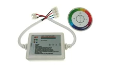 Kontroler LED RF dotykowy 18A 6 key biały okrągły