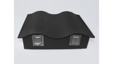 Oprawa elewacyjna LED Gracin II 12W WW czarna IP54