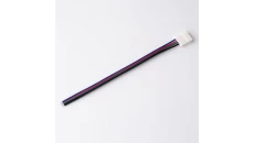 Złączka LED RGB 10mm jednostronna z przewodem