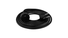 Przedłużacz 1 gniazdo 5m z/u 3x1.5mm2 CZARNY