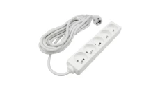 Przedłużacz 5 gniazd 5m z/u 3x1.5mm2 BIAŁY