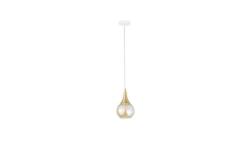 Lampa wisząca nowoczesna 1xE27 LACRIMA WHITE