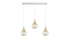 Lampa wisząca nowoczesna 3xE27 LACRIMA WHITE