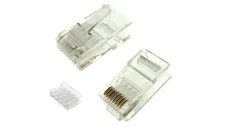Wtyk modularny RJ-45 8p8c kat.6 typ 2, dwu częściowy /opak = 100szt/